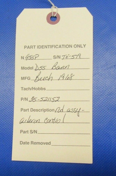 Beech Baron Rod Assy Aileron Control P/N 35-521152 (1117-135)