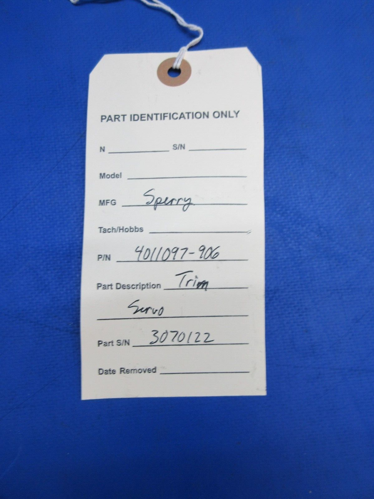 Sperry Trim Servo P/N 4011097-906 CORE (1023-1049)