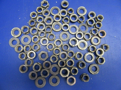 Continental Cylinder Base Crankcase Nuts & Washers Assortment of 76 (0921-662)