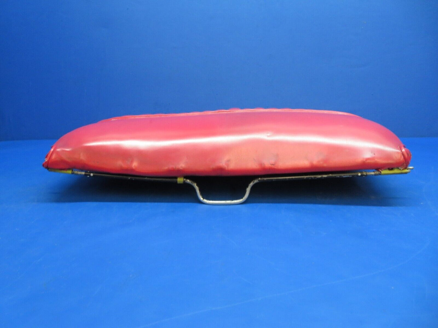 Cessna 120 Seat Assy Red Vinyl P/N 0413185, 0413185-1, 0411736 (0423-40)
