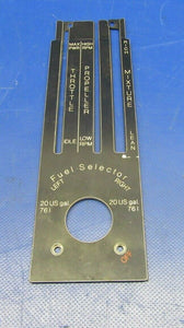 Diamond DA40 Cockpit Aft Controls Faceplate (0320-210)