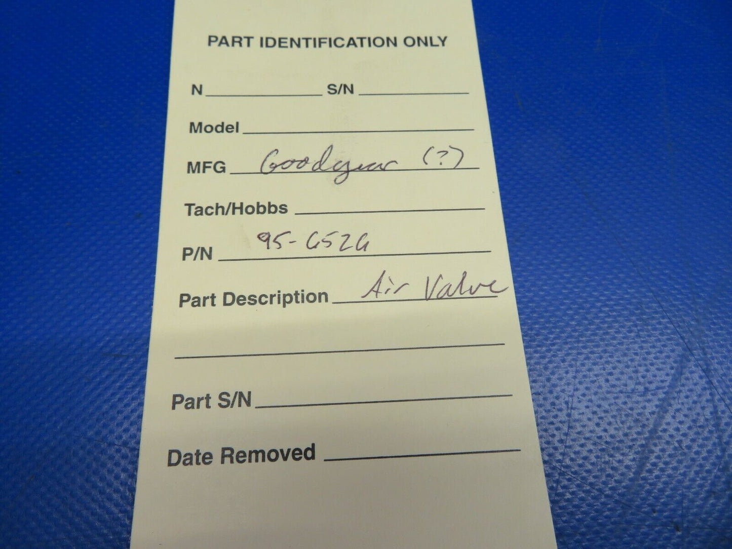 Pressure Valve Stem P/N 95-6526 New Old Stock (0720-614)