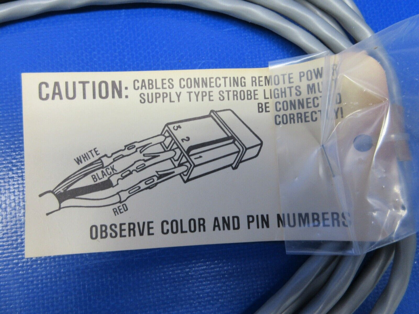 Whelen HT-10 10' Installation Cable Kit P/N 01-0750218-00 NOS (1223-656)