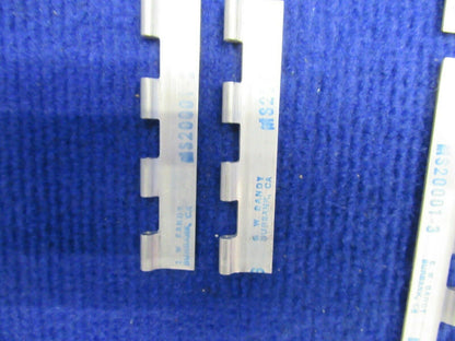 Piper Stabilator Trim Hinge Set SET OF 4 NOS P/N 95866-002, 95864-002 (1221-477)