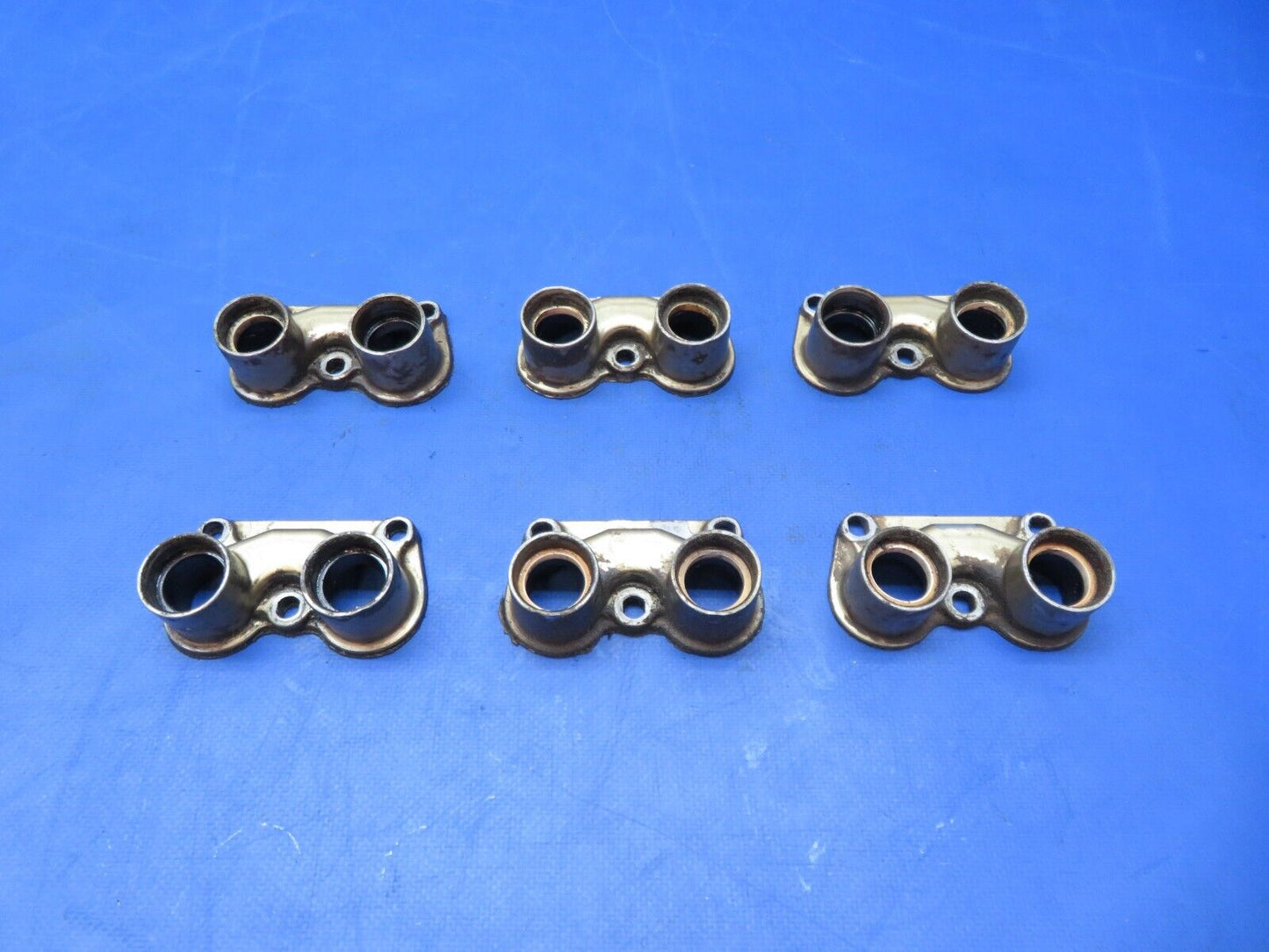 Continental E225-8 Flange Pushrod Housing P/N 531186 LOT OF 6 (0723-648)