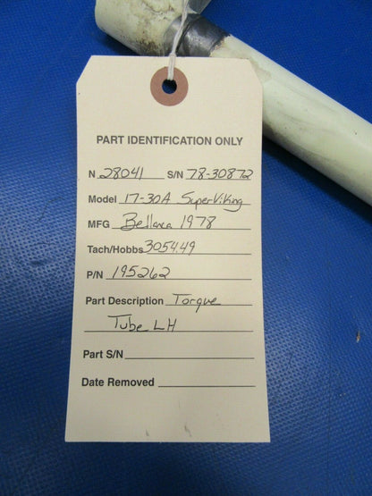 Bellanca 17-30A Super Viking Rudder Pedal Torque Tube LH P/N 195262 (0819-211)