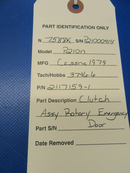 Cessna P210N / 210 Clutch Assy Rotary Emergency Door 21171159-1 (0919-301)