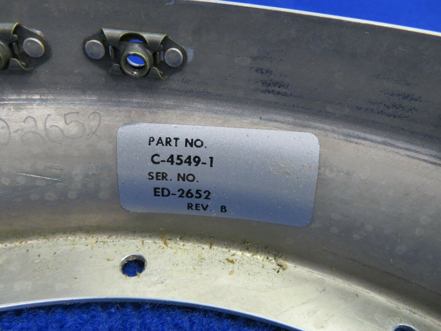 Hartzell Spinner Bulkhead P/N C-4549-1 NOS (0422-56)