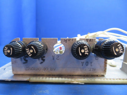 Piper Aerostar 602P Plate Assy Electrical System P/N 640076-11 (0123-987)