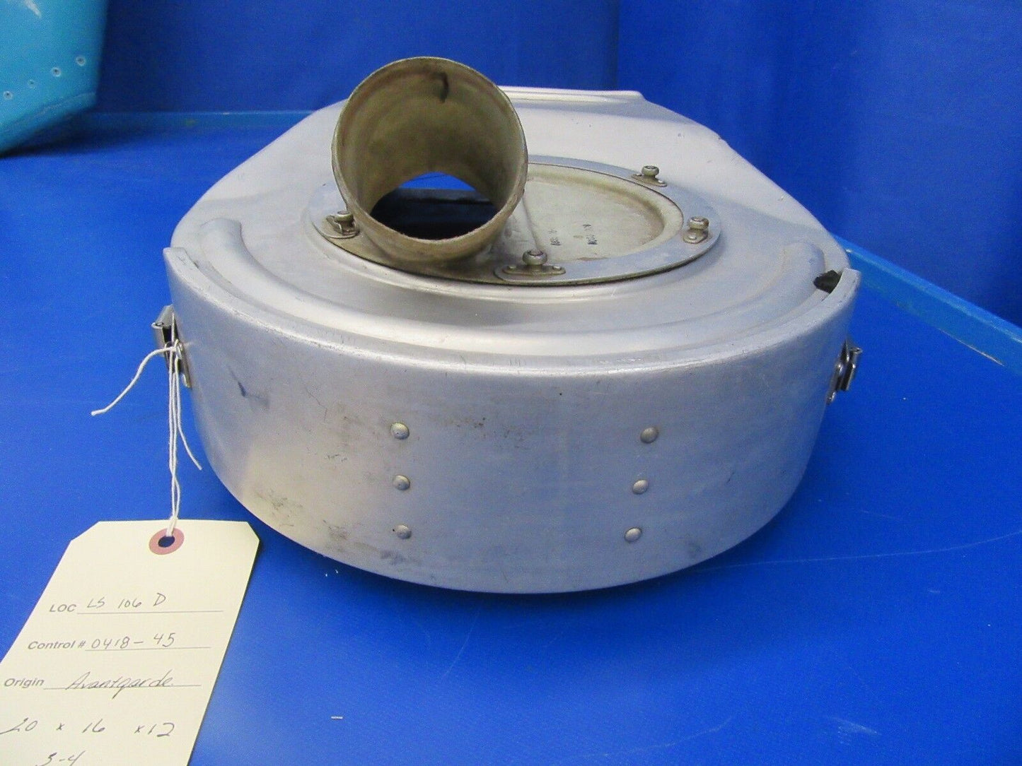 Cessna 340 Turbo Charger Canister P/N 5655304-1 (0418-45)
