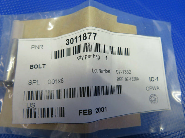 Pratt & Whitney Bolt P/N 3011877 LOT OF 2 NOS (1120-370)