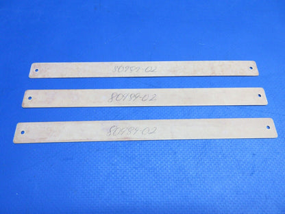 Piper PA-25 Placard "Caution" LOT OF 3 P/N 80989-02, 80989-002 NOS (0523-427)