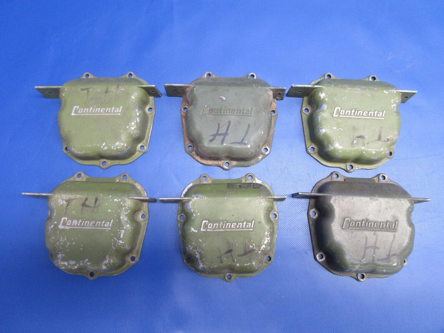 Continental E-225-8 Rocker Valve Cover P/N 532450 LOT OF 6 (0224-1346)