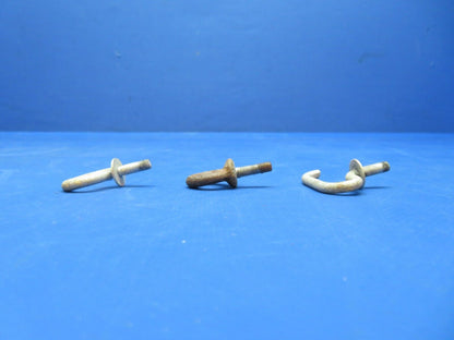 Cessna 150 Baggage Tie Down Eyebolt & Hook P/N 1211203-1 LOT OF 3 (0823-593)