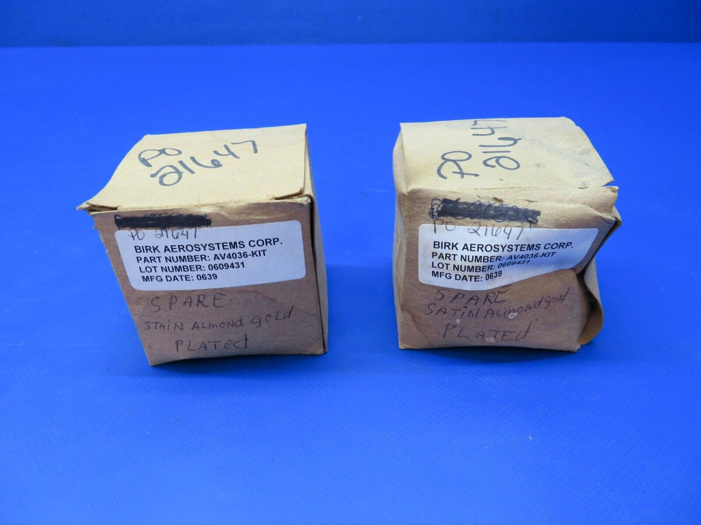 Birk Aerosystems Cabin Air Vent Assy P/N AV4036 LOT OF 2 NOS (0922-413)