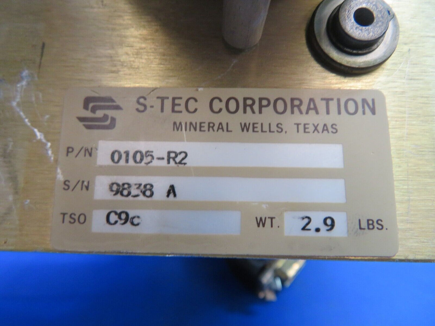 14 Volt Cessna 177RG S-TEC Roll Servo P/N 0105-R2 (0123-727)