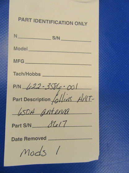 Collins ANT-650A Antenna Mods 1 P/N 622-3586-001 (0518-73)