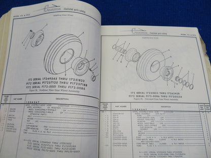 Cessna 172 & Skyhawk Parts Catalog 1963 - 1974 & Powermatic Series (0322-420)