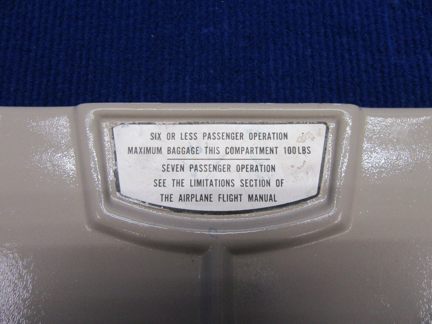 Piper PA-32-300 Battery Compartment Panel P/N 68662-00, 68662-000 (1121-447)