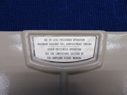 Piper PA-32-300 Battery Compartment Panel P/N 68662-00, 68662-000 (1121-447)