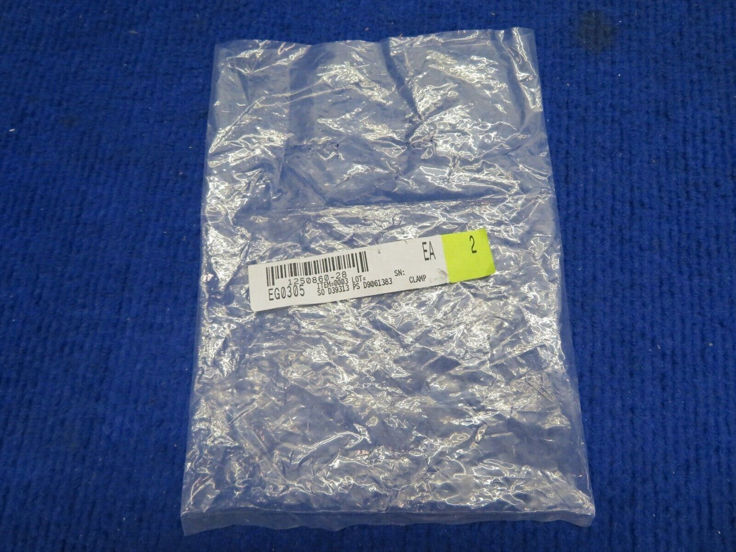 Cessna Exhaust Clamp P/N 1250860-28 NOS (0522-416)
