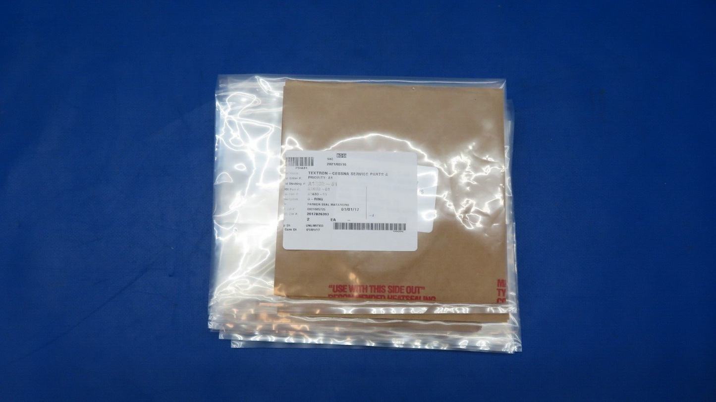 McCauley Propeller O-Ring w/ Paperwork P/N A1633-51 LOT OF 12 NOS (0523-260)