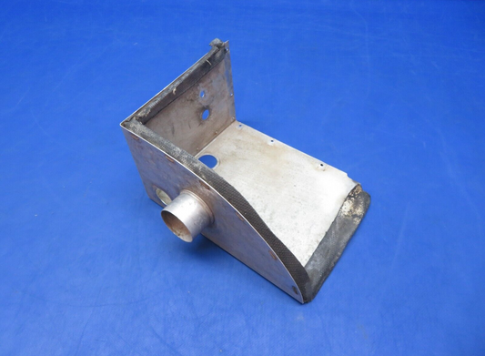 Piper PA-28-140 Electric Fuel Pump Cooling Cover Assy P/N 66676-03 (1123-113)