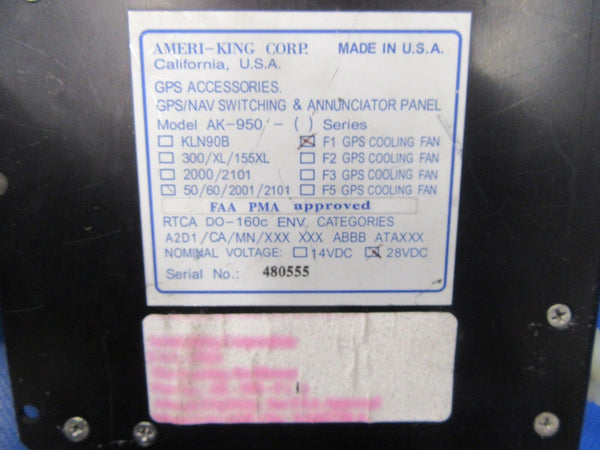 Ameri-King F1 GPS / Avionics Cooling Fan 28V (0219-19)