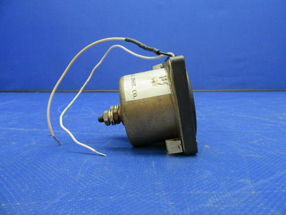 Hickok Fuel Quantity Gauge Lighted 27V P/N 58-380051-5, A-1158-5 (0821-483)