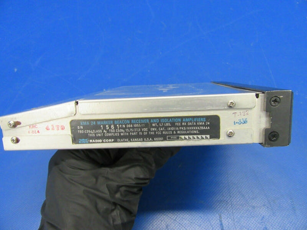 King KMA-24 Marker Beacon Receiver & Isolation Amplifiers 066-1055-03 (1219-52)
