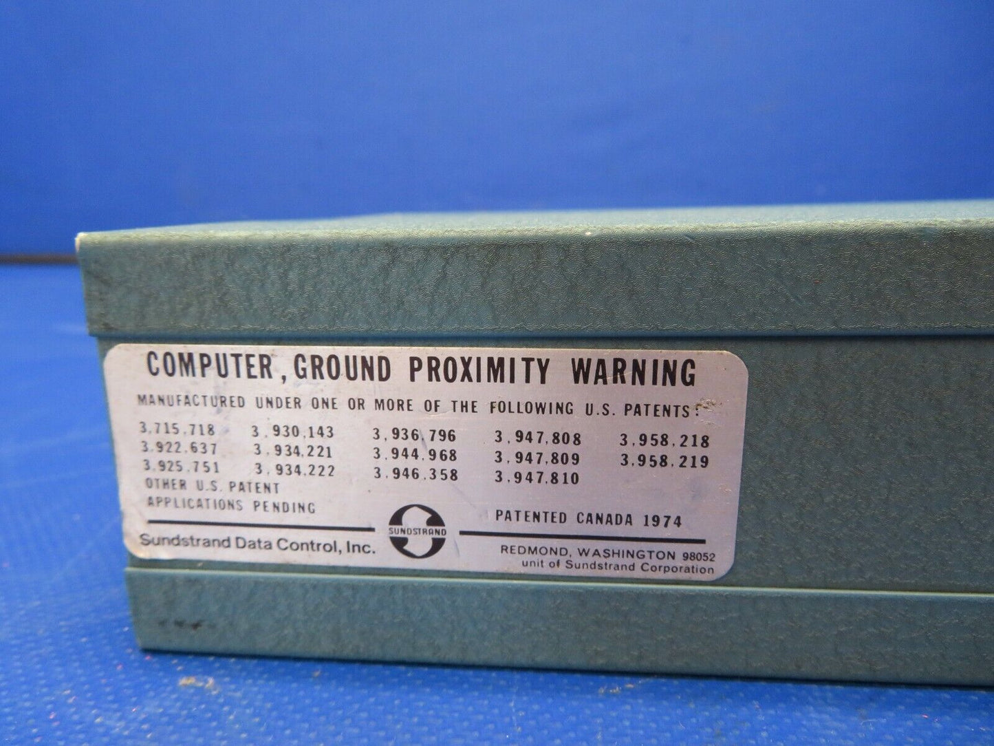 Sundstrand GPWS Mark II Ground Proximity Computer P/N 965-0476-072 (0821-726)
