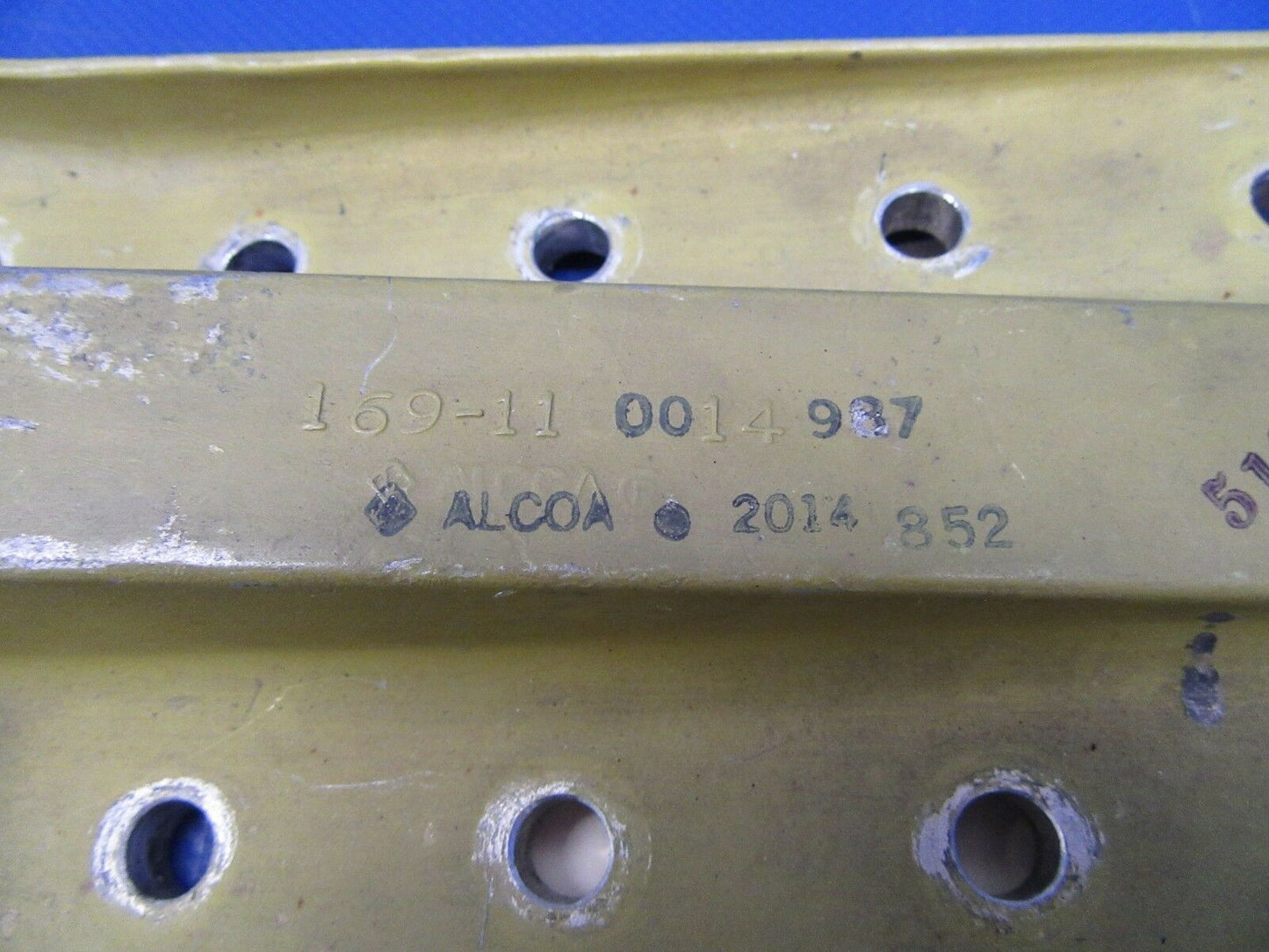 Beech C24R Upper Splice Plate, Wing P/N 169-110014 (0219-123)