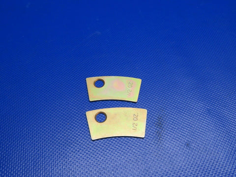 Meggitt Brake Balance Weight 1/2oz P/N 5002535 LOT OF 2 NOS (1120-322)