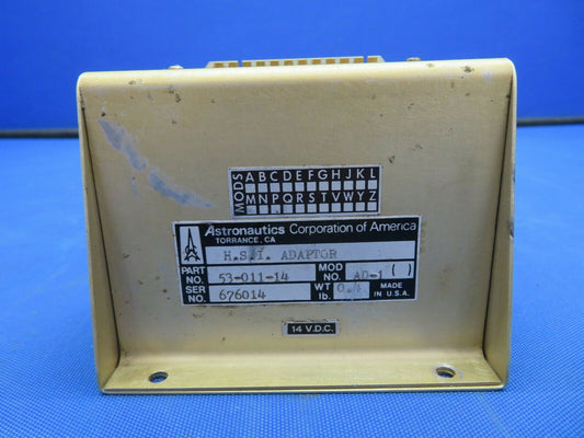 Aircraft HSI Adaptor by Astronautics Corporation 14V 53-011-14, AD-1 (1120-05)