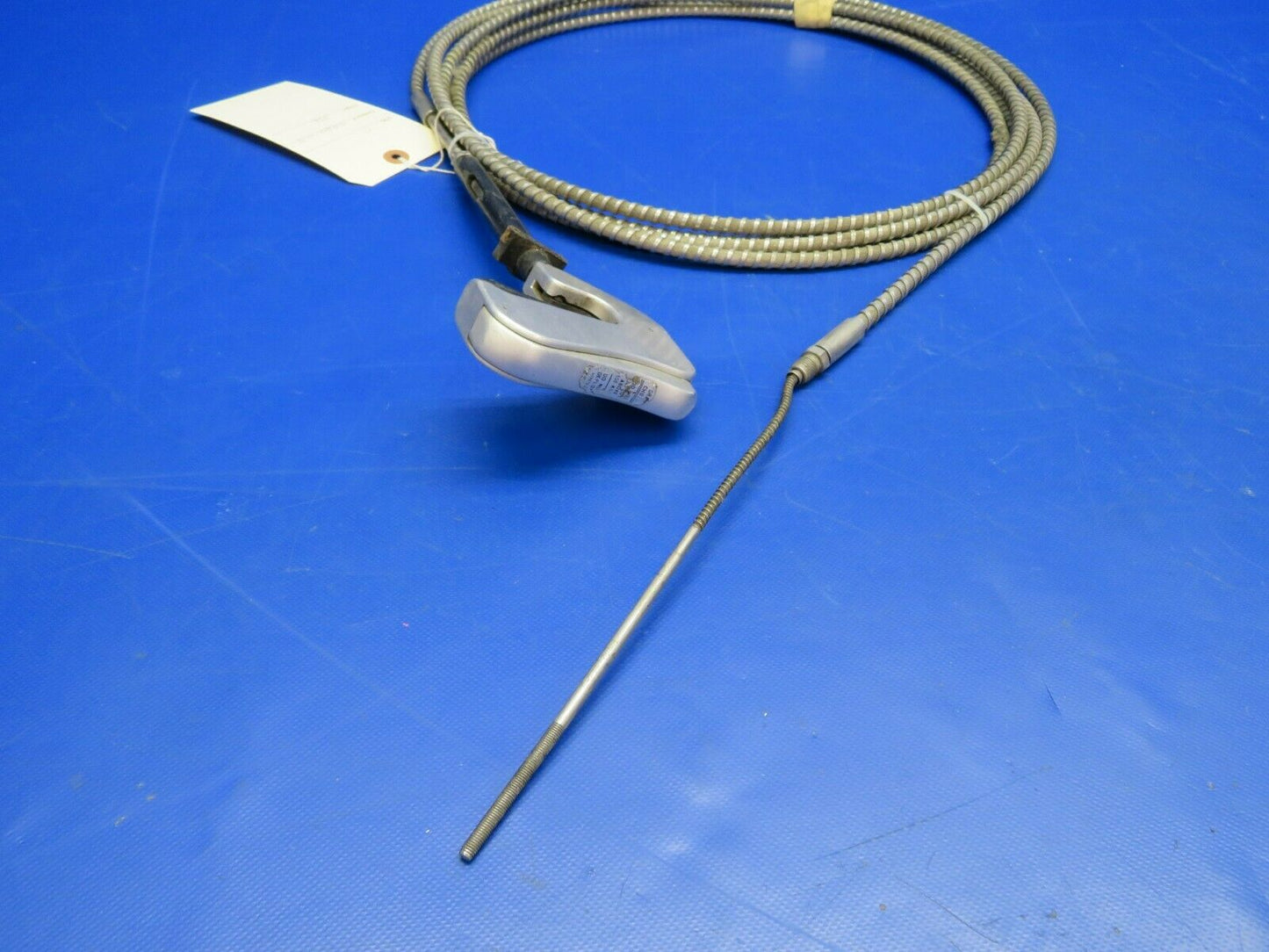Learjet 25 Airplane Drag Chute Handle and Cable P/N 27340-5 Man Cave (0520-115)