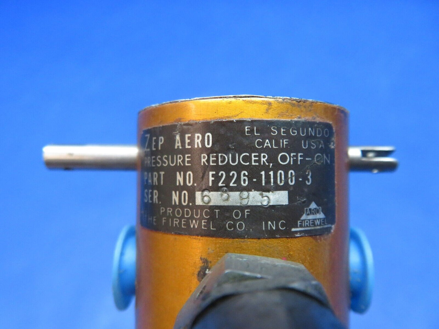 Zep Aero Oxygen Regulator P/N F226-1100-3 CORE (1223-169)