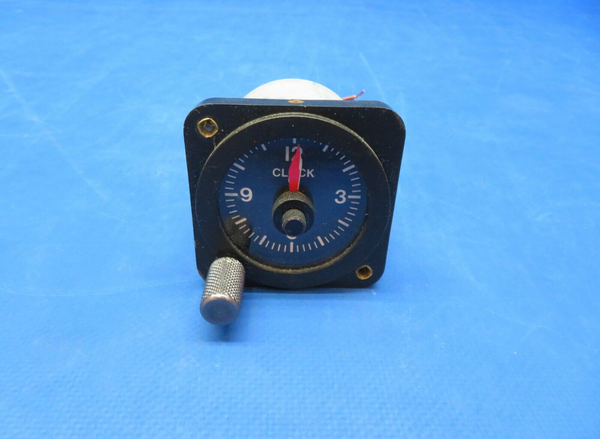 Cessna 172 / 172H Borg Electronic Clock Assy 12v P/N S1317N1 TESTED (1123-323)