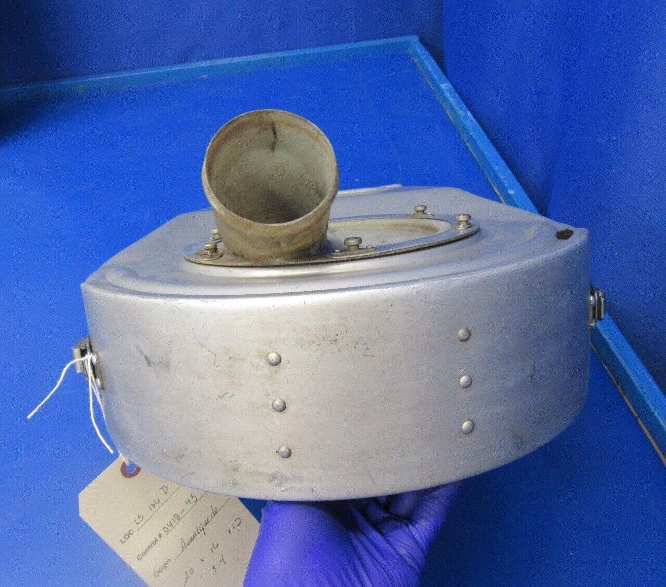 Cessna 340 Turbo Charger Canister P/N 5655304-1 (0418-45)