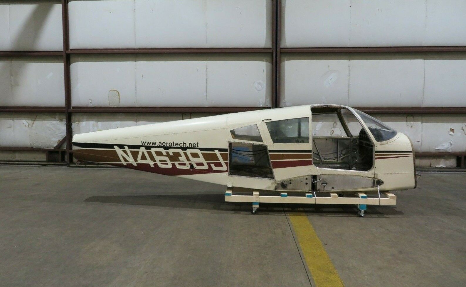 1968 Piper Arrow PA-28R-180 Fuselage S/N 28R-30529 Undamaged (0421-119)