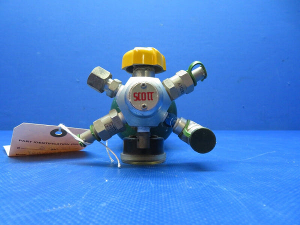 Scott Oxygen Regulator & Cylinder Assy 11 cu. ft. P/N 5500M6W-FF23AP (0224-224)