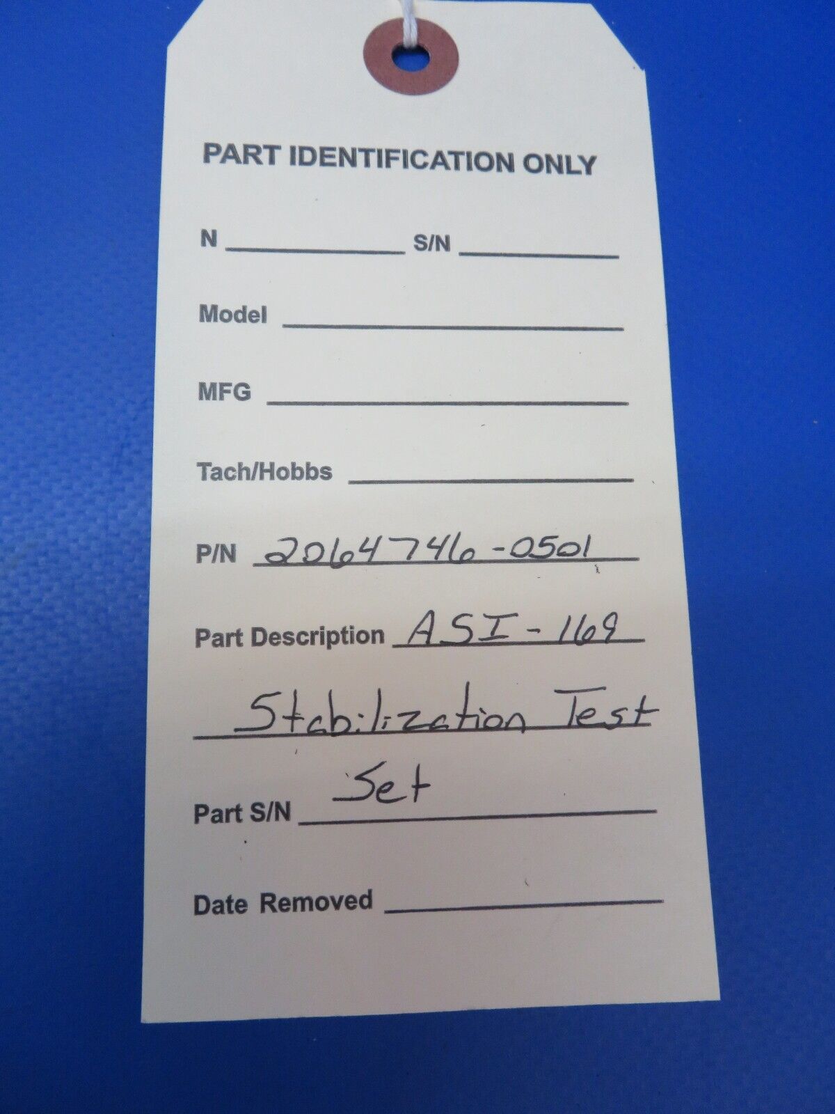 Bendix ASI-169 Stabilization Test Set P/N 2064746-0501 (1122-412)