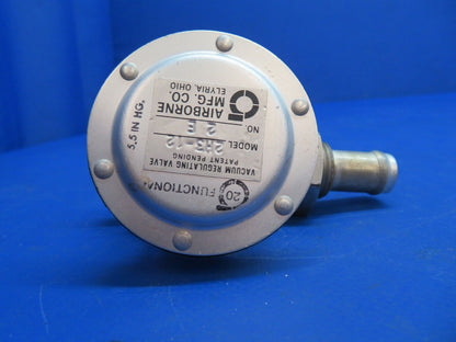 Lake LA-4-200 Airborne Vacuum Regulating Valve P/N 2H3-12 (1222-807)