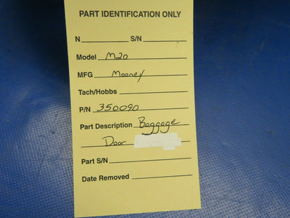 Mooney M20 Baggage Door P/N 350090 Alt. P/N 3336 (0720-795)