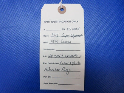 Cessna 337 / 337E Gear Uplock Actuator Assy P/N 1280504-1 (1223-1470)