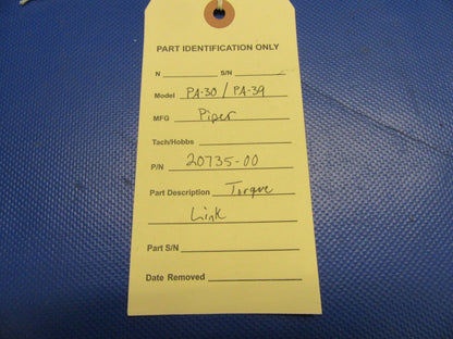 Piper PA-30 / PA-39 Torque Link P/N 20735-00, 20735-000 (1121-360)