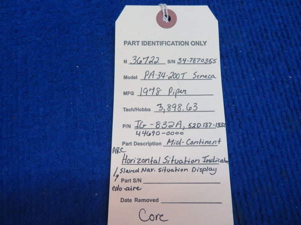 Horizontal Situation Indicator P/N IG-832A CORE (0123-568)