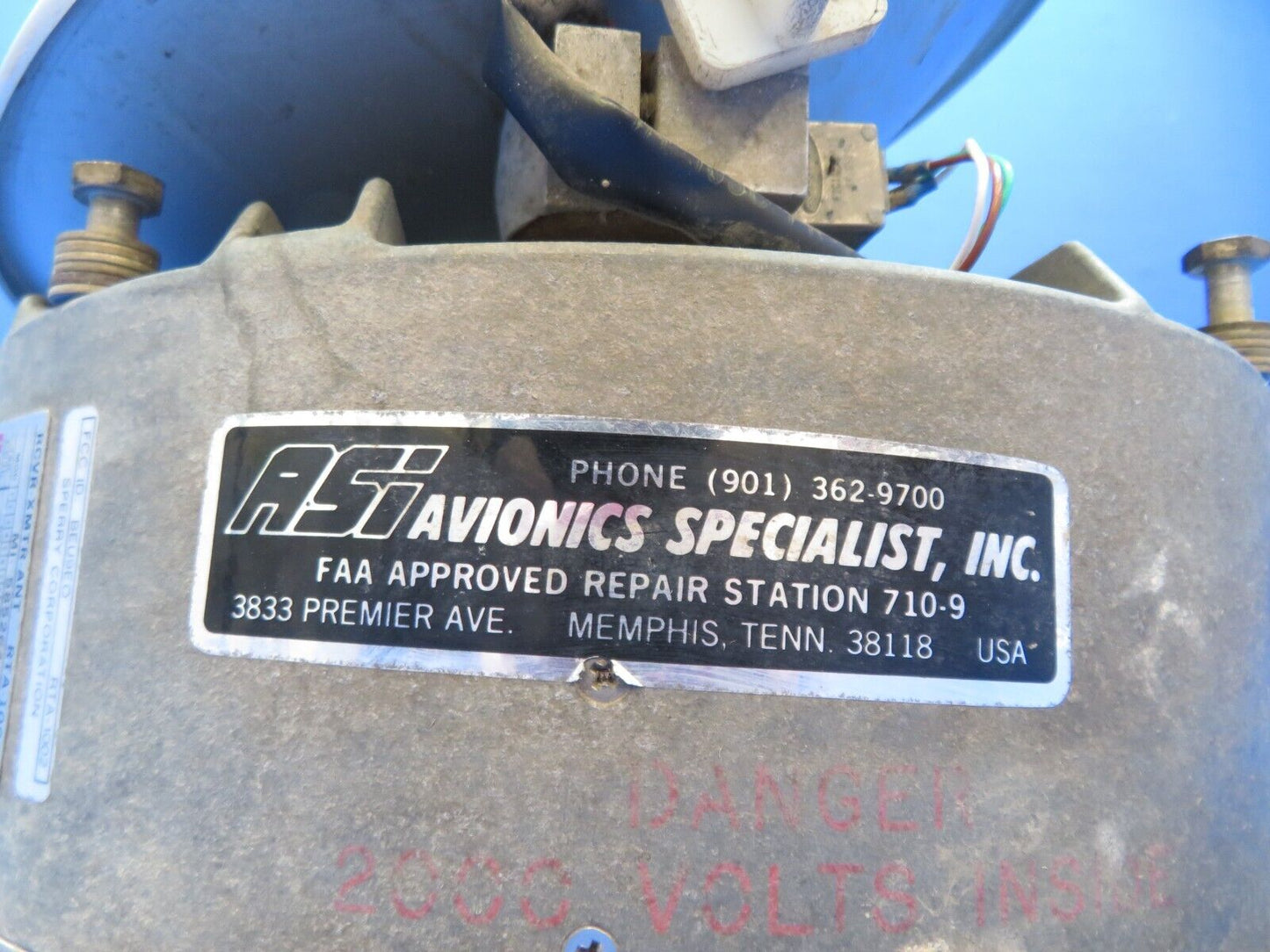 Cessna 310 RCA Sperry RTA-102 Receiver XMTR Ant. MI-585264-1 FOR PART (1123-295)