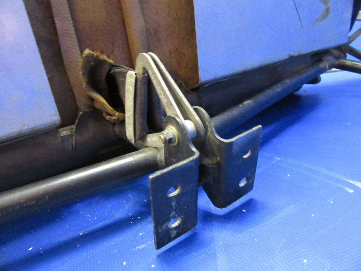 Cessna 210 / T210N Passenger Bench Seat Brown Velour P/N 1214166-1 (0321-541)