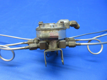 Continental Fuel Manifold Distributor P/N 634326-4A22 CORE w/ Lines (0124-1495)