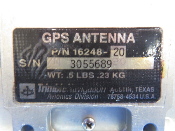 Piper PA-34-200T Seneca Trimble Navigation GPS Antenna P/N 16248-20 (0223-988)